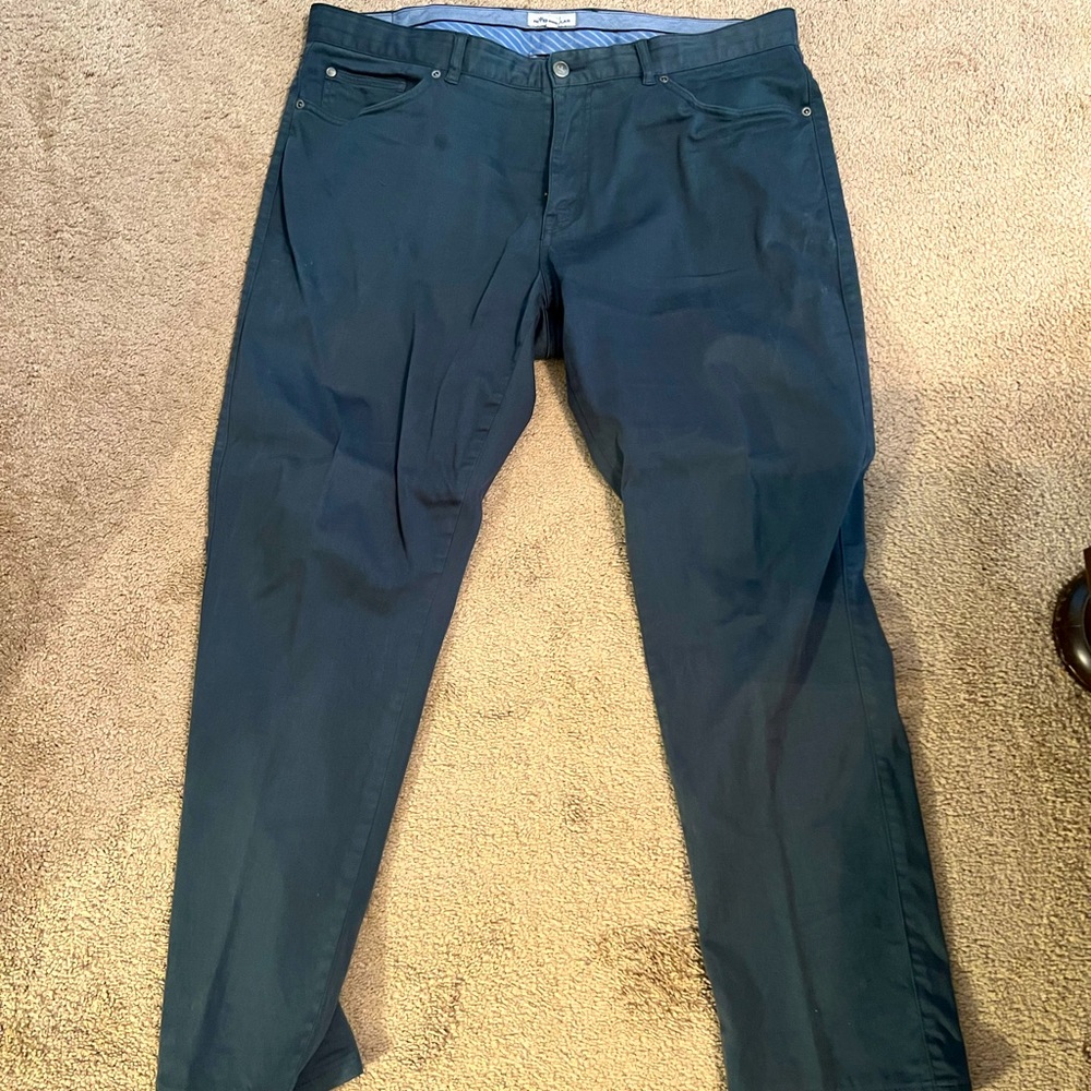 Mens Peter Millar Navy Khaki Pants size 38/31